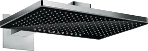 Лейка верхнего душа с настенным креплением Hansgrohe Rainmaker Select 460 2jet черное стекло/хром 24005600 Лейка верхнего душа с настенным креплением Hansgrohe Rainmaker Select 460 2jet черное стекло/хром 24005600, 1