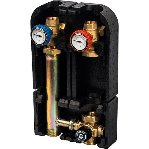Насосный модуль с термостатическим смесительным клапаном 1½"н х 1"в Stout SDG-0002-002501 без насоса Насосный модуль с термостатическим смесительным клапаном 1½"н х 1"в Stout SDG-0002-002501 без насоса