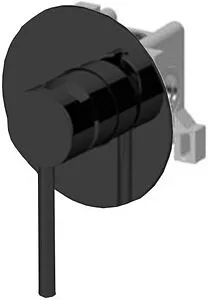 Смеситель для душа Gattoni Circle One чёрный матовый 9031/90NO.CH, 1