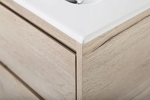 Тумба-умывальник подвесная BelBagno KRAFT 50 Rovere Galifax Bianco KRAFT-500-2C-SO-RGB+BB500ETL