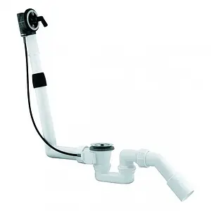 Слив-перелив для ванны без накладок с функцией налива Kludi Rotexa Multi 2131500-00 Слив-перелив для ванны без накладок с функцией налива Kludi Rotexa Multi 2131500-00, 1