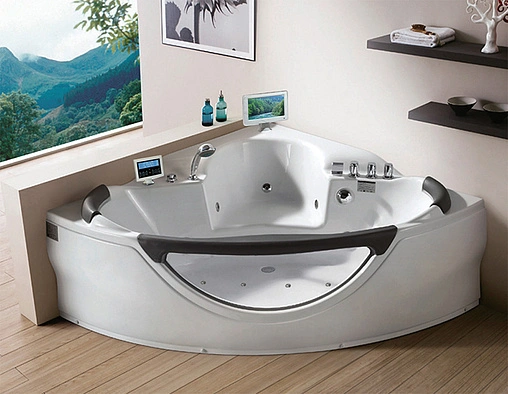Ванна акриловая с гидромассажем Gemy 155x155 G9025 II O