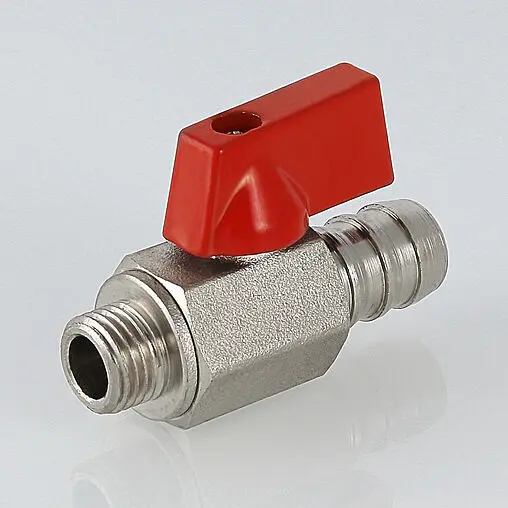 Кран шаровый со штуцером ¼"н x 14ш Valtec VT.435.N.02