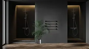 Душевая система со смесителем для ванны Lemark Tropic чёрный матовый LM7012BL Душевая система со смесителем для ванны Lemark Tropic чёрный матовый LM7012BL, 3