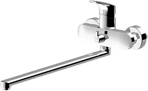Смеситель для ванны с длинным изливом Am.Pm Like хром F8090016 Смеситель для ванны с длинным изливом Am.Pm Like хром F8090016, 1