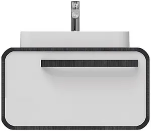 Тумба-умывальник подвесная ISVEA Soffice 80 дуб серый/белый 23SQS417085I+10SQ50048SV Тумба-умывальник подвесная ISVEA Soffice 80 дуб серый/белый 23SQS417085I+10SQ50048SV, 1