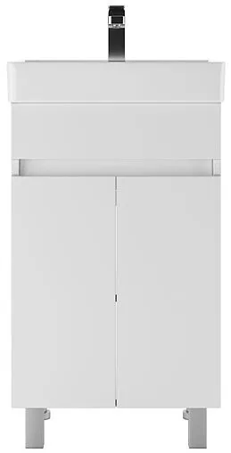 Тумба-умывальник напольный Айсберг Норма 50 белый DA1620T+4607152361544