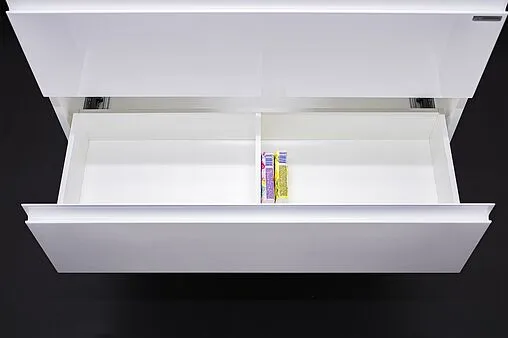 Тумба-умывальник подвесной Домино Graffo 80 белый DGr2103T+S-UM-MOD80SL/1