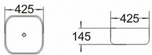 Раковина Comforty 42.5 белый 78106