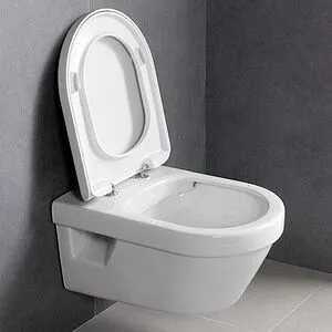 Унитаз подвесной безободковый Villeroy&Boch Architectura CeramicPlus белый 5684HRR1, 5