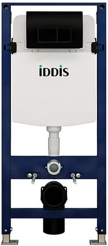 Инсталляция для подвесного унитаза Set 3 в 1 IDDIS Optima Home OPH00MBi32K с кнопкой черный матовый Инсталляция для подвесного унитаза Set 3 в 1 IDDIS Optima Home OPH00MBi32K с кнопкой черный матовый