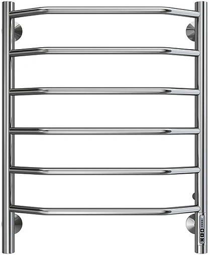 Полотенцесушитель электрический лесенка Terminus Виктория П6 500х650 электро quick touch полированная сталь 4670078531193