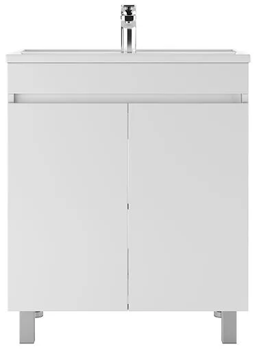 Тумба-умывальник напольная Айсберг Норма 70 белый DA1657T+4620008197746