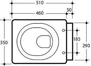 Крышка-сиденье для унитаза с микролифтом Kerasan Cento белый 358901 Крышка-сиденье для унитаза с микролифтом Kerasan Cento белый 358901, 2