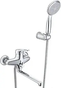 Смеситель для ванны с длинным изливом Lemark Luna хром LM4113C Смеситель для ванны с длинным изливом Lemark Luna хром LM4113C, 1