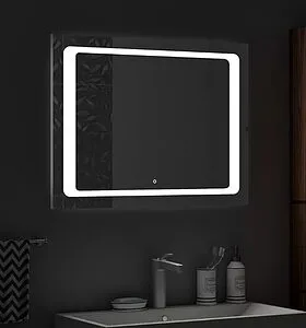 Зеркало с подсветкой Continent Quattro Led 80x60 белый ЗЛП572 Зеркало с подсветкой Continent Quattro Led 80x60 белый ЗЛП572, 4