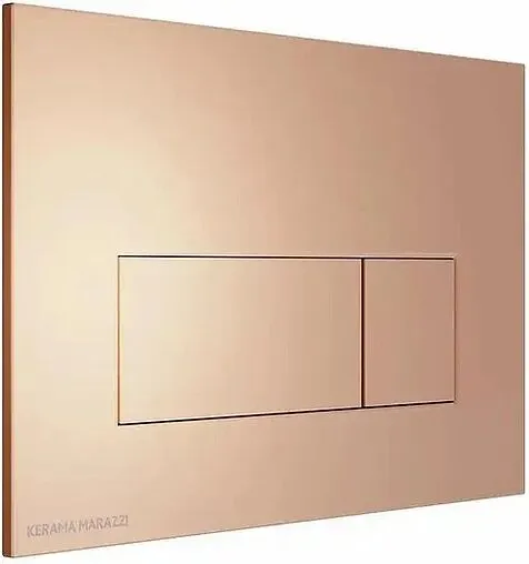 Клавиша смыва для унитаза Kerama Marazzi M57KM.RGM розовое золото матовое Клавиша смыва для унитаза Kerama Marazzi M57KM.RGM розовое золото матовое