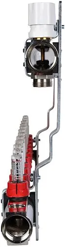 Группа коллекторная с расходомерами 12 отводов 1&quot;в/в x ¾&quot;ек Luxor CD 473M/12 15652712MN