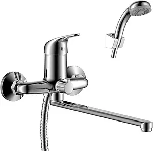 Смеситель для ванны с длинным изливом Rossinka хром Y40-32 Смеситель для ванны с длинным изливом Rossinka хром Y40-32, 1