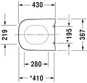 Крышка-сиденье для унитаза с микролифтом Duravit Happy D.2 белый 0064590000 Крышка-сиденье для унитаза с микролифтом Duravit Happy D.2 белый 0064590000, 2