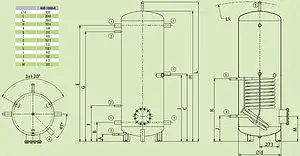 Буферная емкость Drazice NAD 1000 v4 121580395, 2