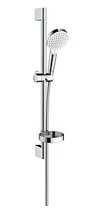 Душевая стойка Hansgrohe Crometta 100 Vario 2jet 65см хром/белый 26553400 Душевая стойка Hansgrohe Crometta 100 Vario 2jet 65см хром/белый 26553400, 1