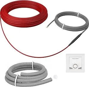 Теплый пол (нагревательный кабель) Royal Thermo Doublepower Cable 1500Вт 12.5м² RTDC 2-17-1500 комплект с RTO-16 Теплый пол (нагревательный кабель) Royal Thermo Doublepower Cable 1500Вт 12.5м² RTDC 2-17-1500 комплект с RTO-16, 1