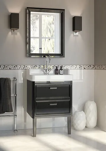 Зеркало с подсветкой Kerama Marazzi Pompei 60 чёрный PO.mi.60\BLK