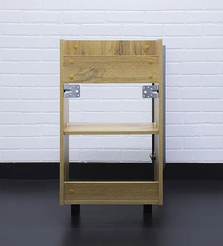 Тумба-умывальник напольный Домино Craft 45 графит/дуб вотан DCr2208T+4640021065907