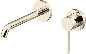 Смеситель для раковины из стены Gattoni Circle Two никель 9137/91NS, 1