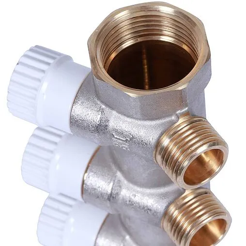 Коллектор регулирующий проходной 4 отвода 1"в/н x ½"н Stout SMB 6852 011204 Коллектор регулирующий проходной 4 отвода 1"в/н x ½"н Stout SMB 6852 011204