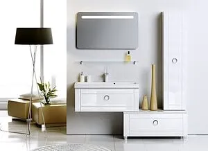 Комод напольный Aqwella Infinity 80 белый Inf.03.08 Комод напольный Aqwella Infinity 80 белый Inf.03.08, 4