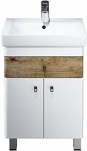 Тумба-умывальник напольная IDDIS Carlow 55 белый/дуб CAR55W2i95+0045500i28 Тумба-умывальник напольная IDDIS Carlow 55 белый/дуб CAR55W2i95+0045500i28, 3