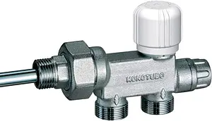 Узел нижнего подключения терморегулирующий одноточечный M24x19 x ¾"н / зонд d=12мм / L=450мм Far FV 1420 C34 Узел нижнего подключения терморегулирующий одноточечный M24x19 x ¾"н / зонд d=12мм / L=450мм Far FV 1420 C34, 1