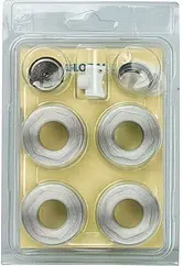 Комплект радиаторный универсальный ½&quot; Global хром