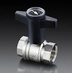 Кран шаровый с термометром 1"в x 1"в Oventrop Optibal 1078008 Кран шаровый с термометром 1"в x 1"в Oventrop Optibal 1078008, 5