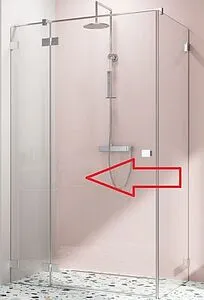 Душевая дверь 900мм прозрачное стекло Radaway Essenza Pro KDJ 90 L 10097090-01-01L, 1