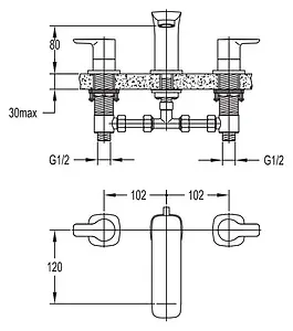 Смеситель для раковины Cezares Tesoro хром TESORO-BLS-01 Смеситель для раковины Cezares Tesoro хром TESORO-BLS-01, 2