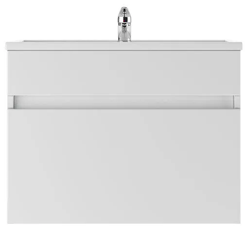 Тумба под умывальник подвесной Айсберг Фостер 70/Maria 70 белый DA3010T