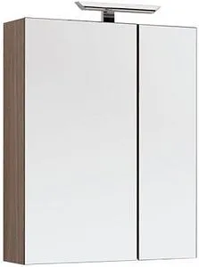 Шкаф-зеркало Aquanet Нью-Йорк 70 L орех 00203952 Шкаф-зеркало Aquanet Нью-Йорк 70 L орех 00203952, 1
