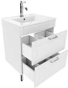 Тумба-умывальник напольная IDDIS Oxford 60 белый OXF60W0i95K Тумба-умывальник напольная IDDIS Oxford 60 белый OXF60W0i95K, 5