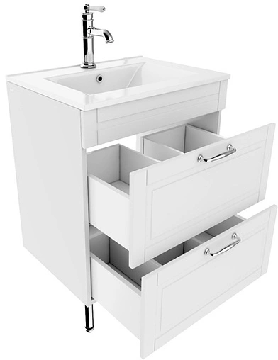 Тумба-умывальник напольная IDDIS Oxford 60 белый OXF60W0i95K