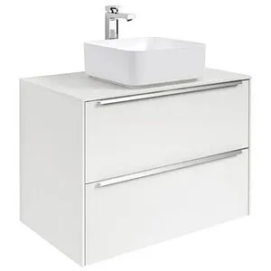 Тумба-умывальник подвесная Roca Inspira 80 белый глянец 851080806+ Тумба-умывальник подвесная Roca Inspira 80 белый глянец 851080806+, 3