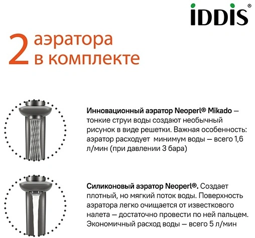 Смеситель для раковины IDDIS Slide графит SLIGMBTi01