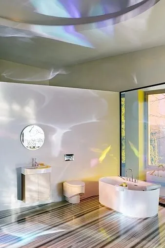 Унитаз приставной безободковый Laufen Sonar Rimless белый 8.2334.1.000.000.1