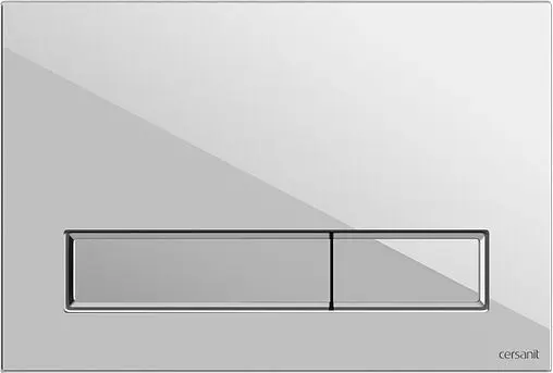 Клавиша смыва для унитаза Cersanit Blick 60202 стекло/белый