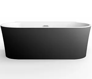 Ванна акриловая BelBagno 170x80 белый/панель черный матовый BB409-1700-800-W/NM Ванна акриловая BelBagno 170x80 белый/панель черный матовый BB409-1700-800-W/NM, 3