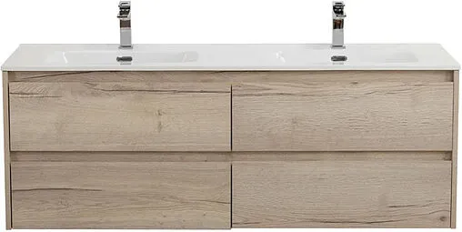 Тумба под умывальник подвесная BelBagno KRAFT 140 Rovere Galifax Bianco KRAFT-1400-4C-SO-2-RGB