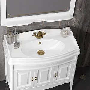 Тумба под умывальник напольная Opadiris Лоренцо 100 белый матовый Z0000008219 Тумба под умывальник напольная Opadiris Лоренцо 100 белый матовый Z0000008219, 2