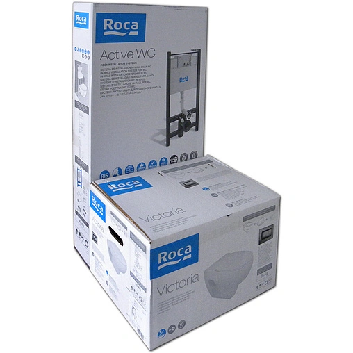 Комплект 5 в 1 Roca Victoria 893100000 с кнопкой хром глянцевый